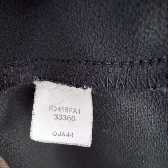 LL BEAN Black Knit Short Sleeve Maxi Long Traveler Travel Dress LP Large Petite - Picture 5 of 5